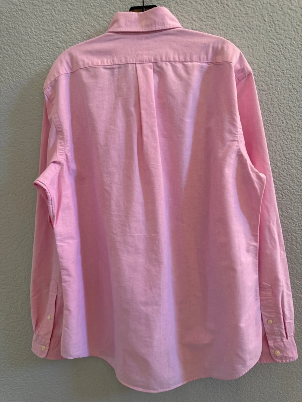 Polo Ralph Lauren Men’s Custom Fit Tall Long Sleeve Shirt Pink Size XL